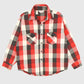 Vintage Red Plaid Button-Down Shirt Image 0
