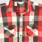 Vintage Red Plaid Button-Down Shirt Image 2