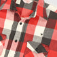 Vintage Red Plaid Button-Down Shirt Image 3