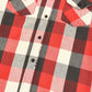 Vintage Red Plaid Button-Down Shirt Image 4