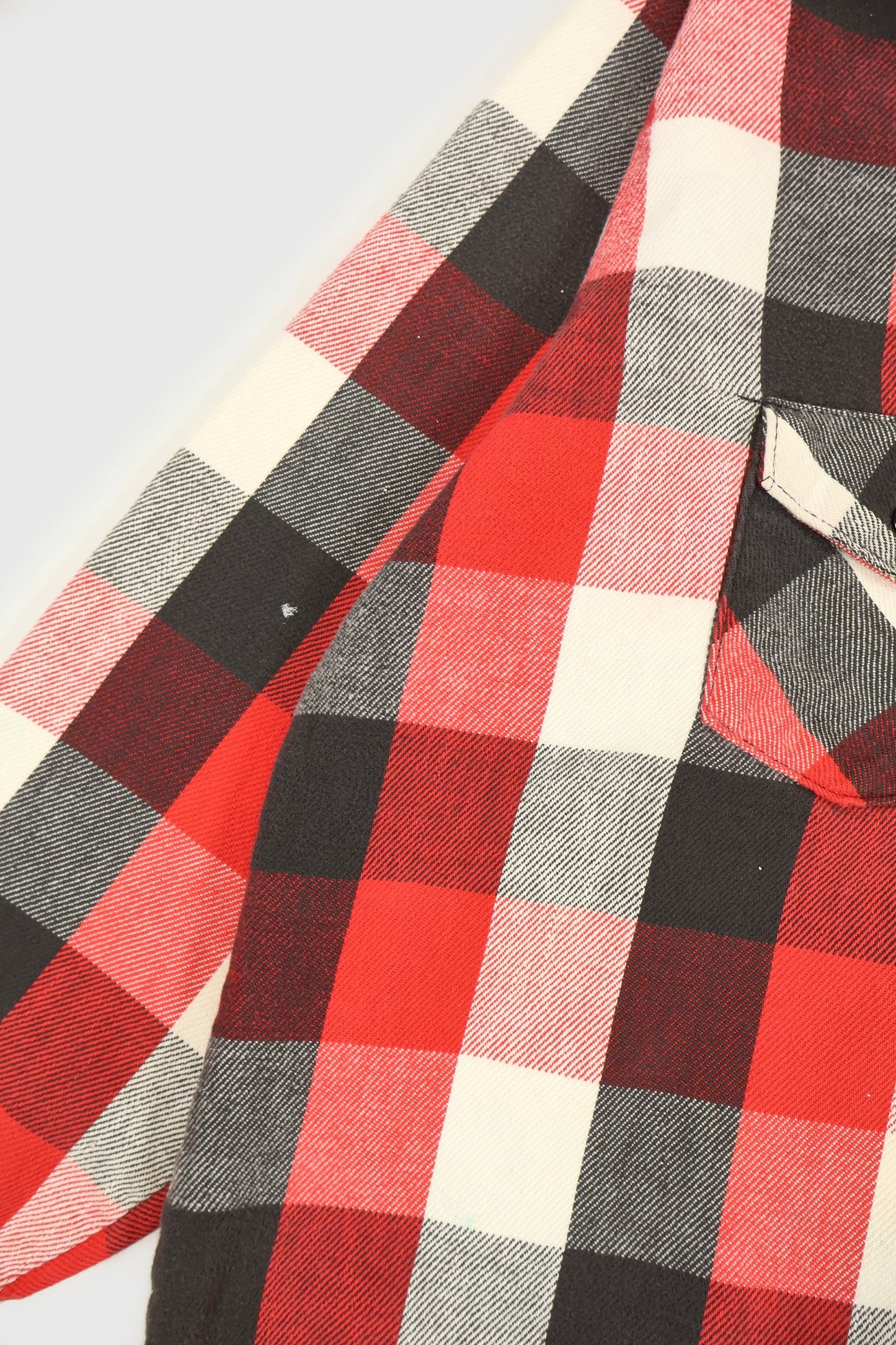 Vintage Red Plaid Button-Down Shirt Image 5