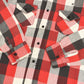 Vintage Red Plaid Button-Down Shirt Image 6