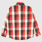 Vintage Red Plaid Button-Down Shirt Image 7