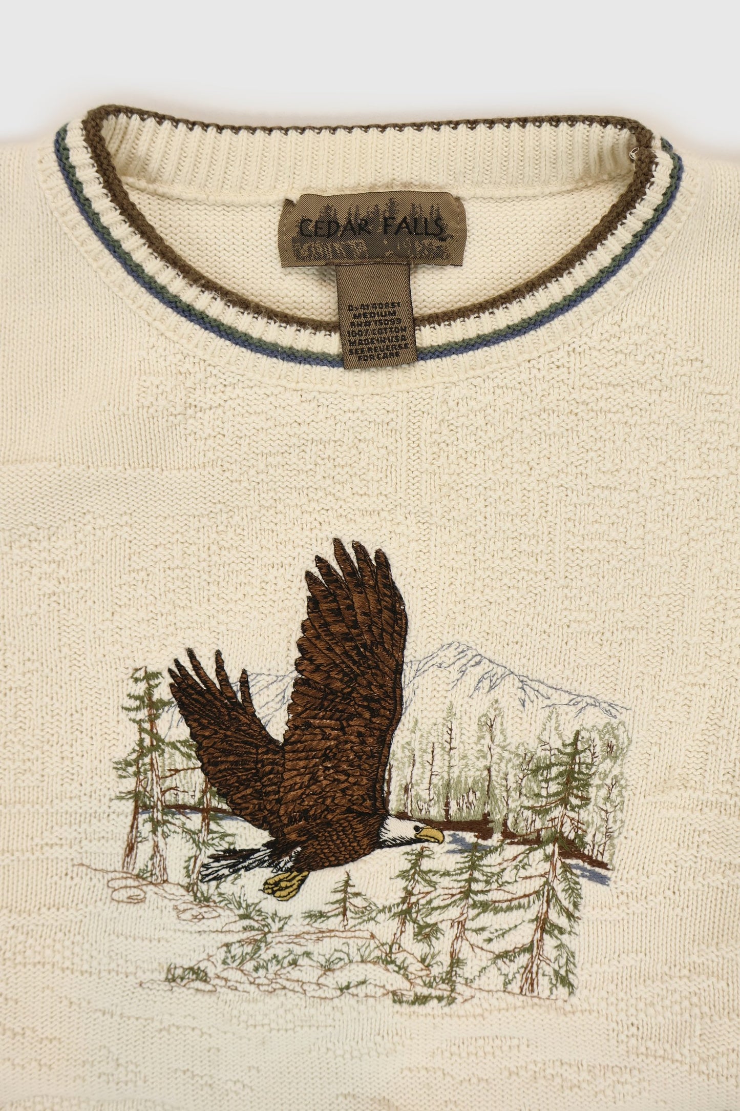 Vintage Knit Eagle Sweater Image 3