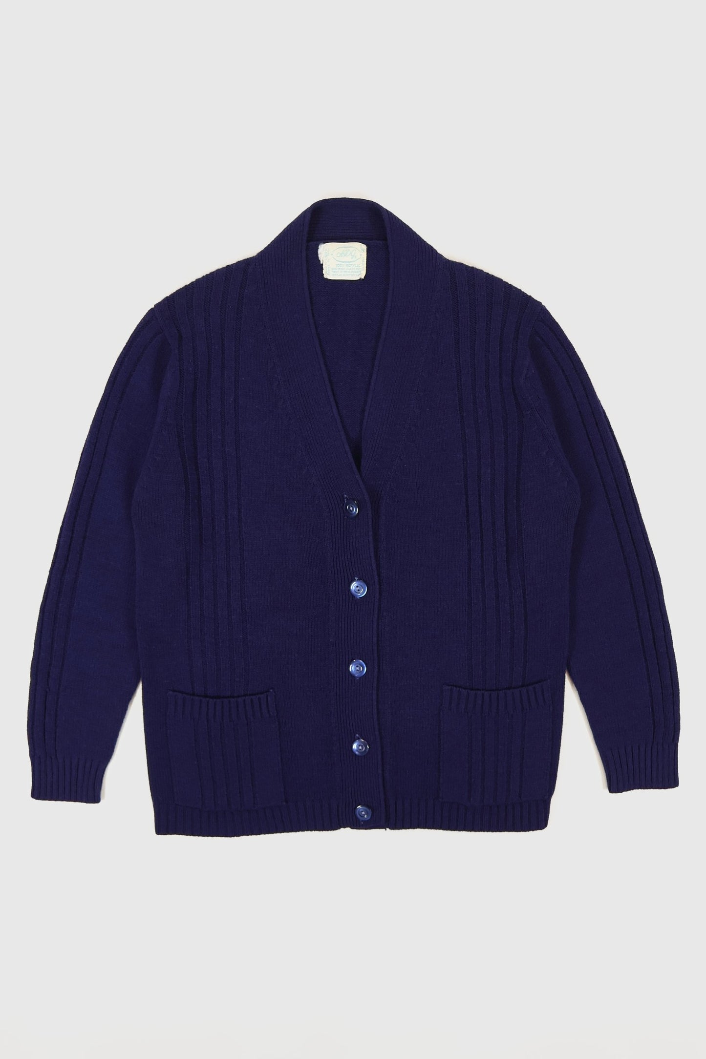 Vintage Blue Cardigan Sweater Image 0