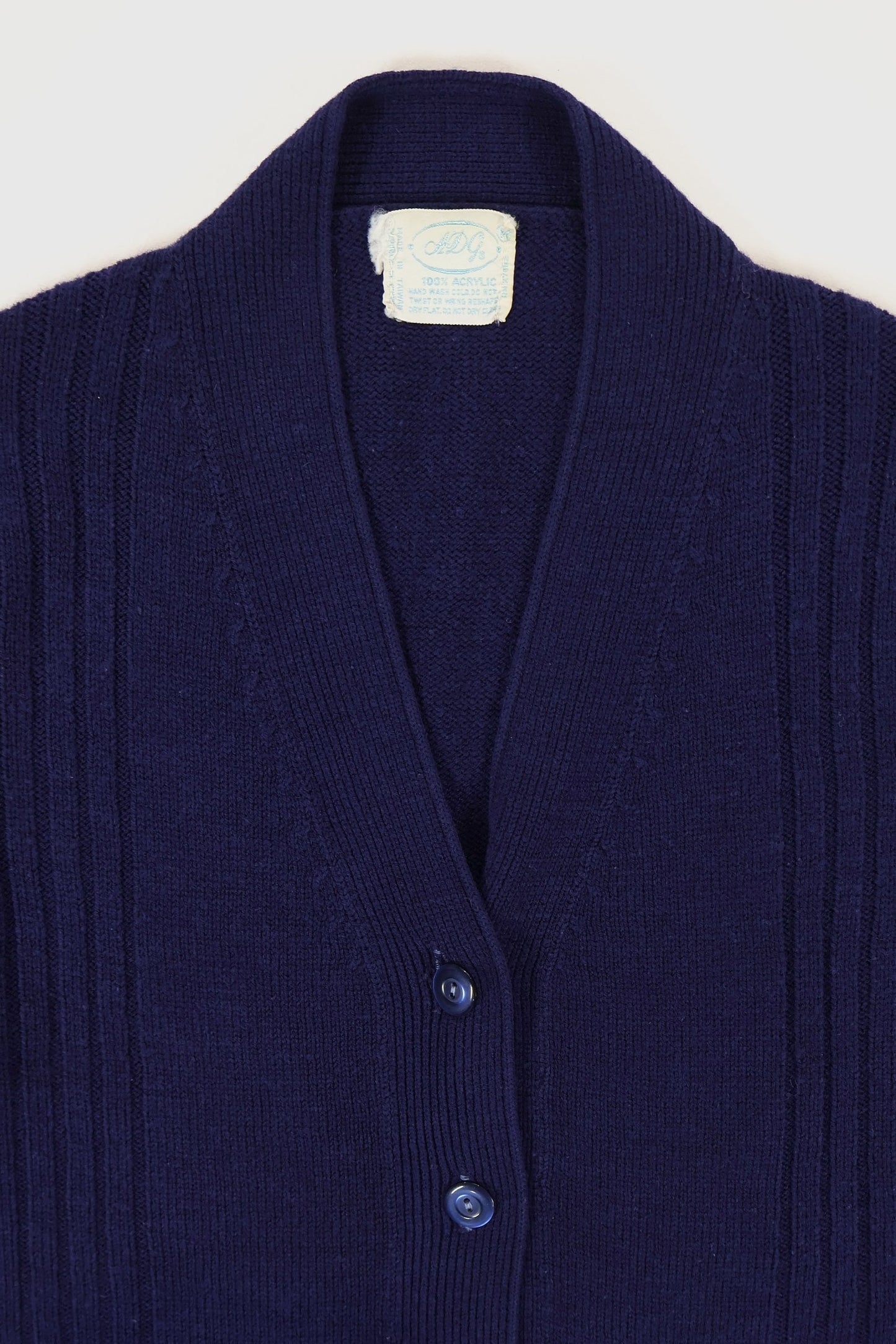 Vintage Blue Cardigan Sweater Image 3