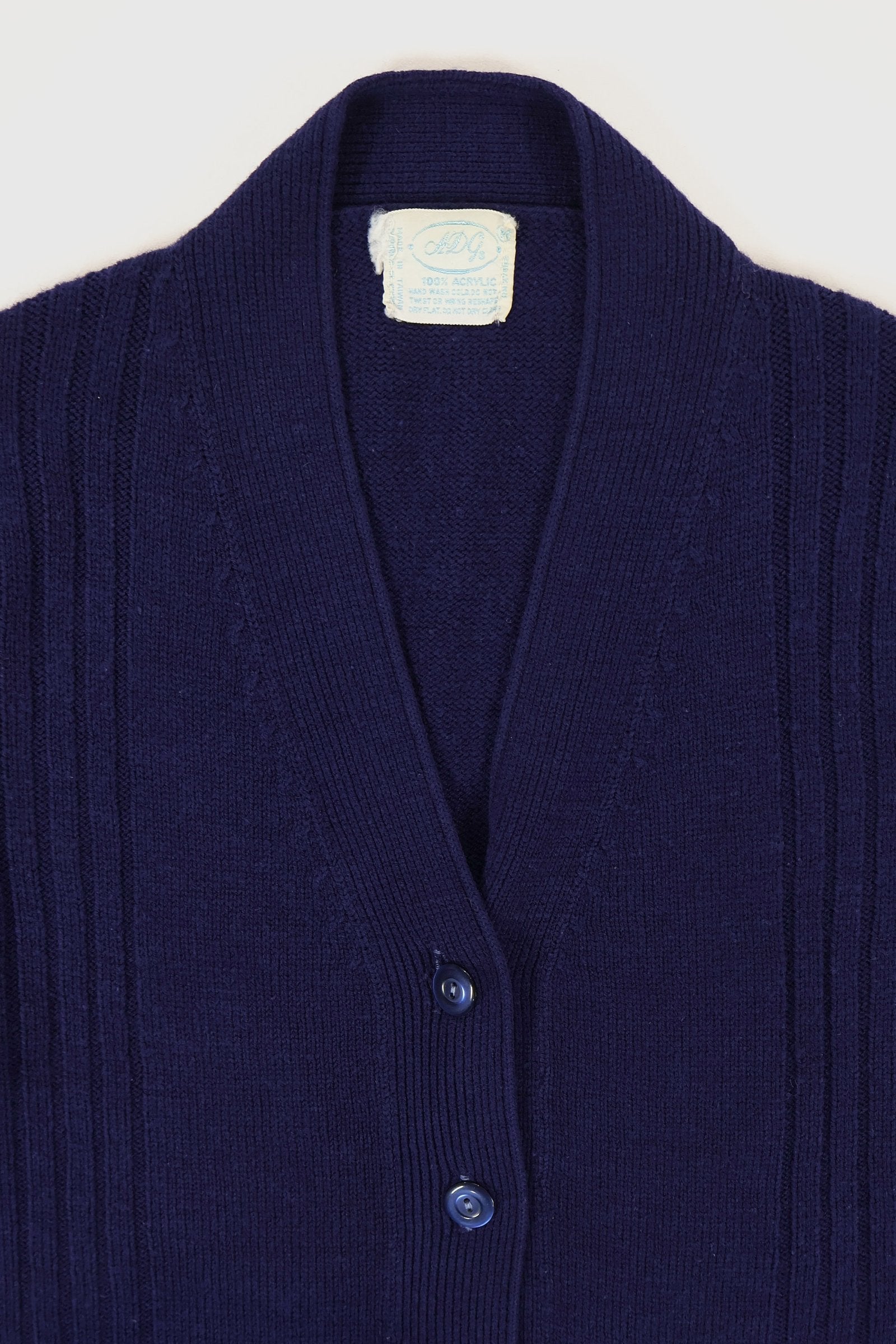 Vintage Blue Cardigan Sweater Image 3