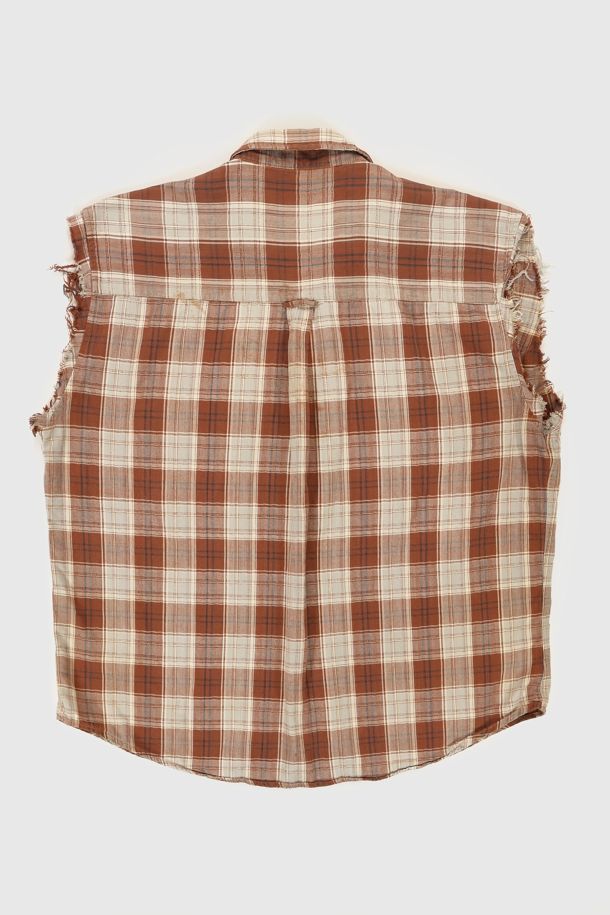 Vintage Sleeveless Button-Down Shirt Image 4