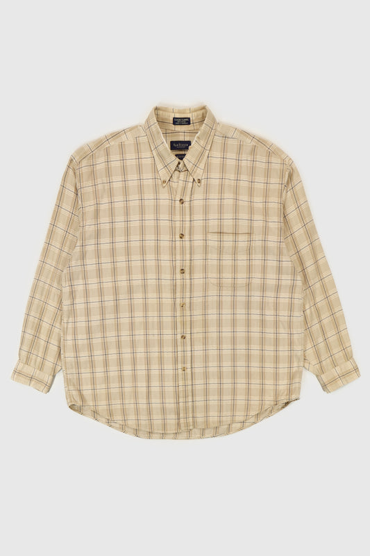 Vintage Frayed Button-Down Shirt Image 0