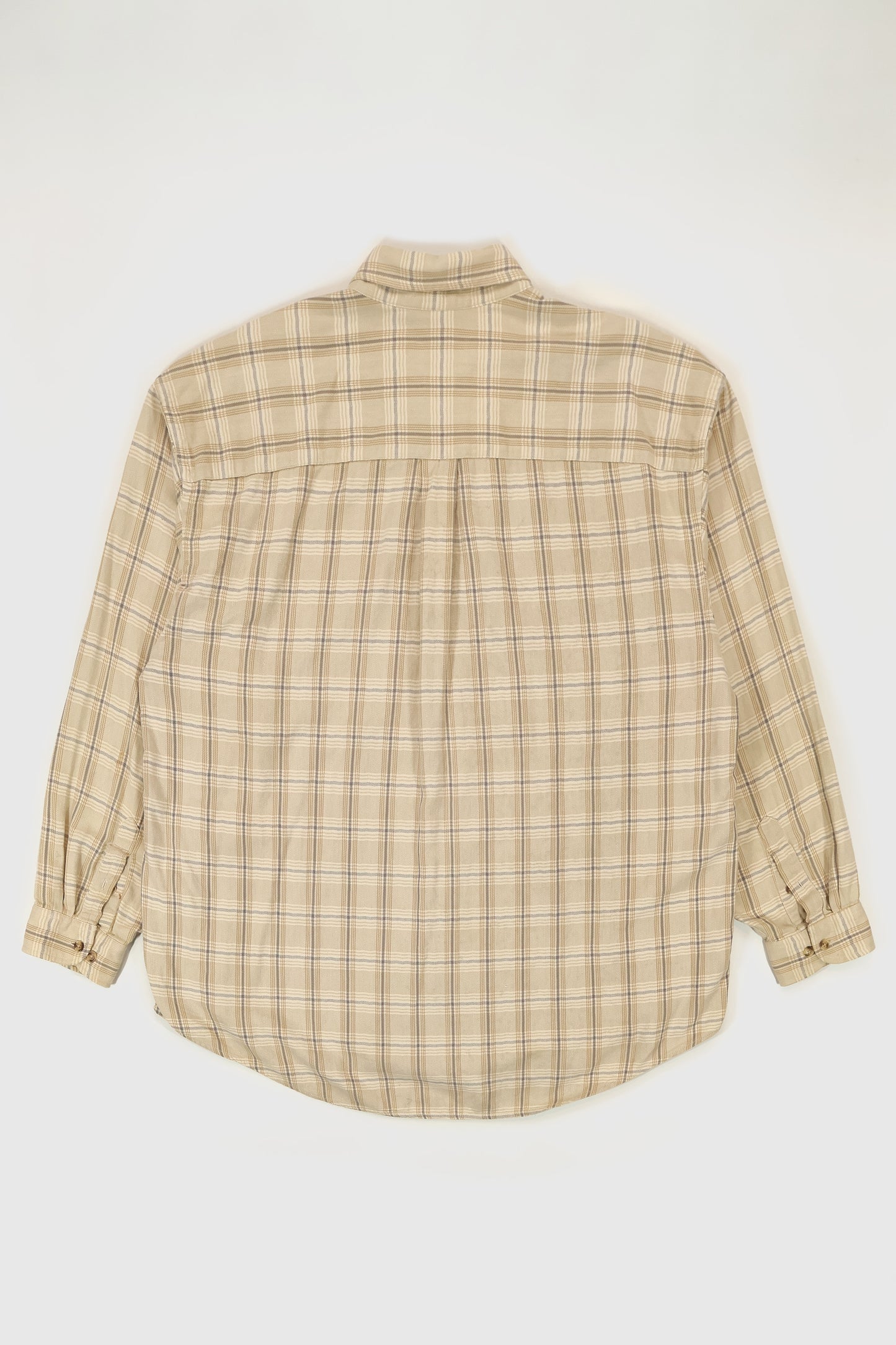 Vintage Frayed Button-Down Shirt Image 3