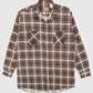 Vintage Blue Plaid Button-Down Shirt Image 0