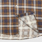 Vintage Blue Plaid Button-Down Shirt Image 4