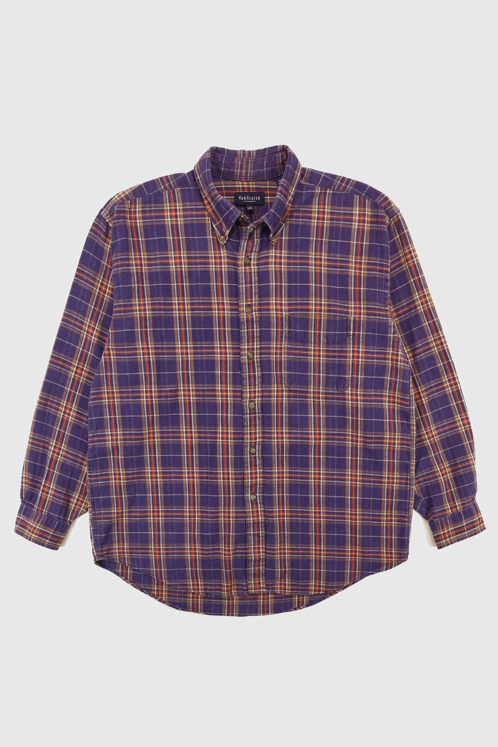 Vintage Plaid Button-Down Shirt Image 0