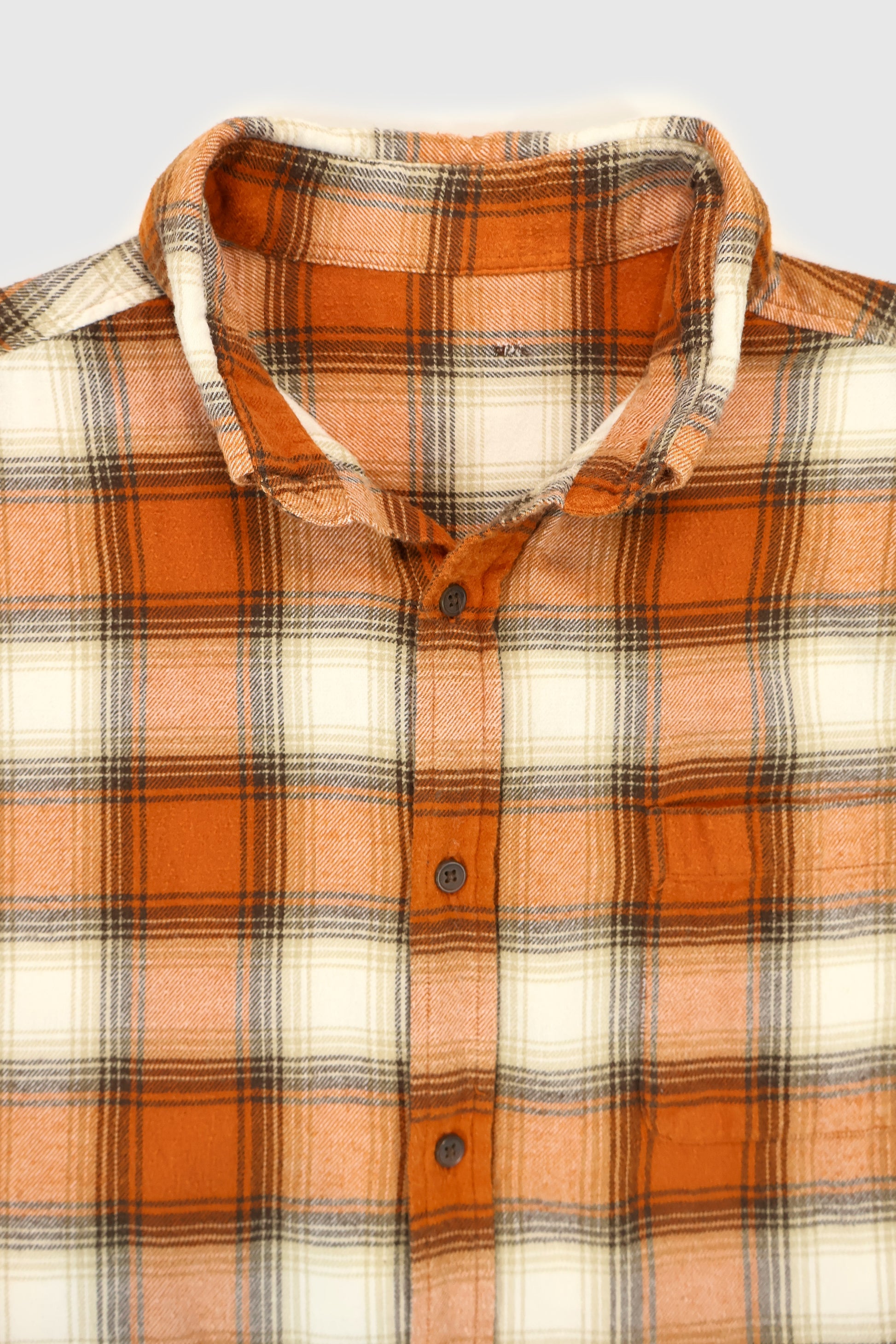 Vintage Short Sleeve Cut Off Button-Down Shirt Image 2
