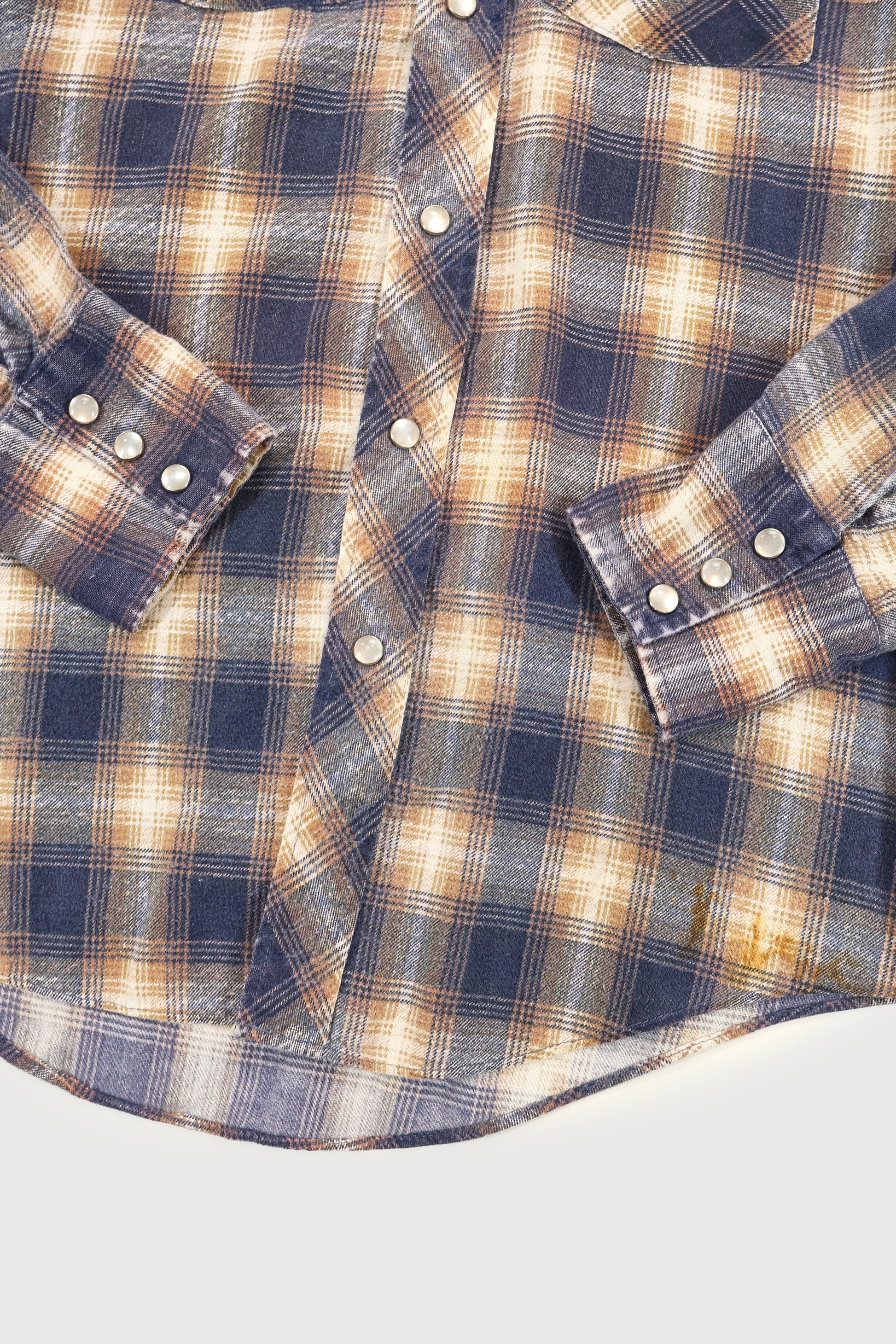Vintage Distressed Button-Down Shirt Image 4