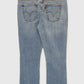Y2K Levi's Frayed Low-Rise Jeans Image 4