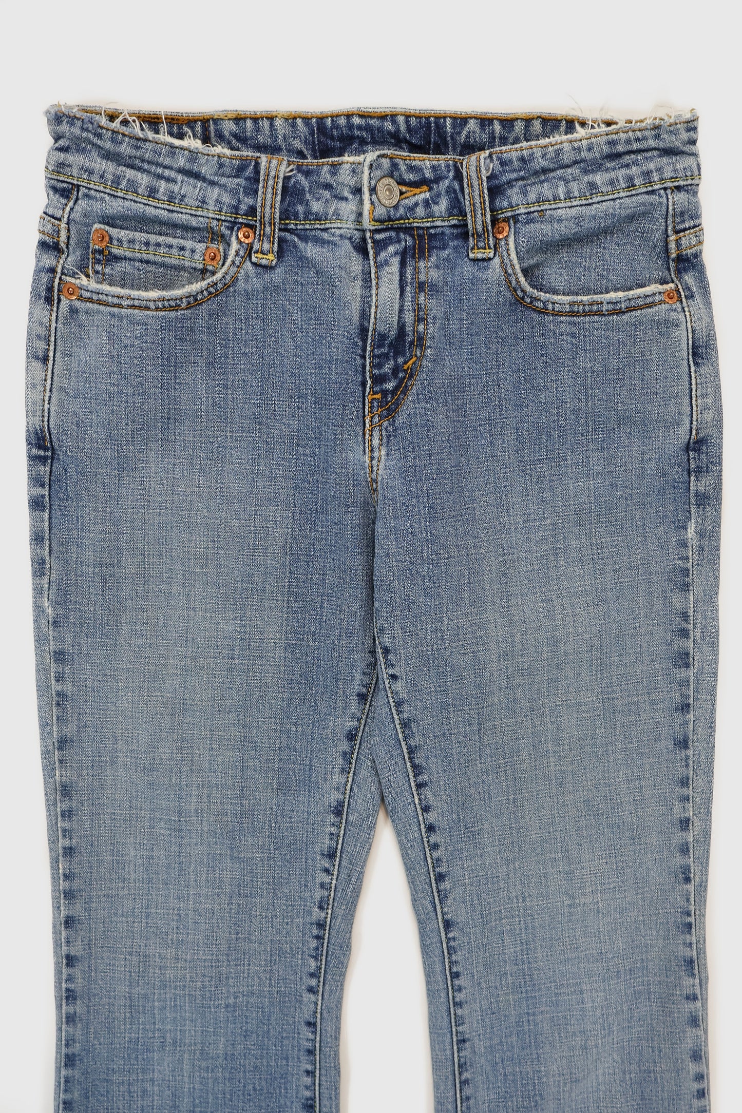 Y2K Levi's Frayed Low-Rise Jeans Image 1