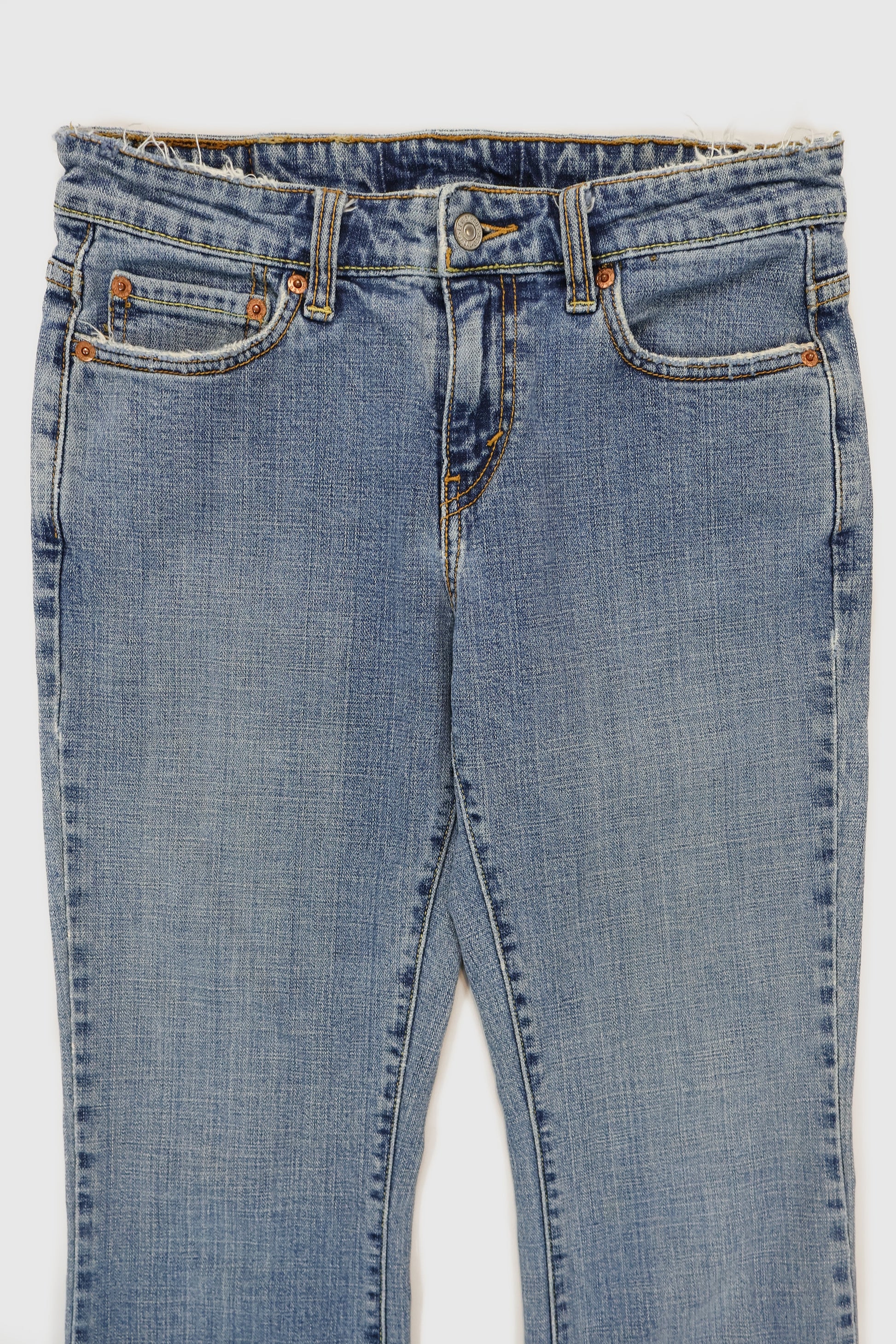 Y2K Levi's Frayed Low-Rise Jeans Image 1