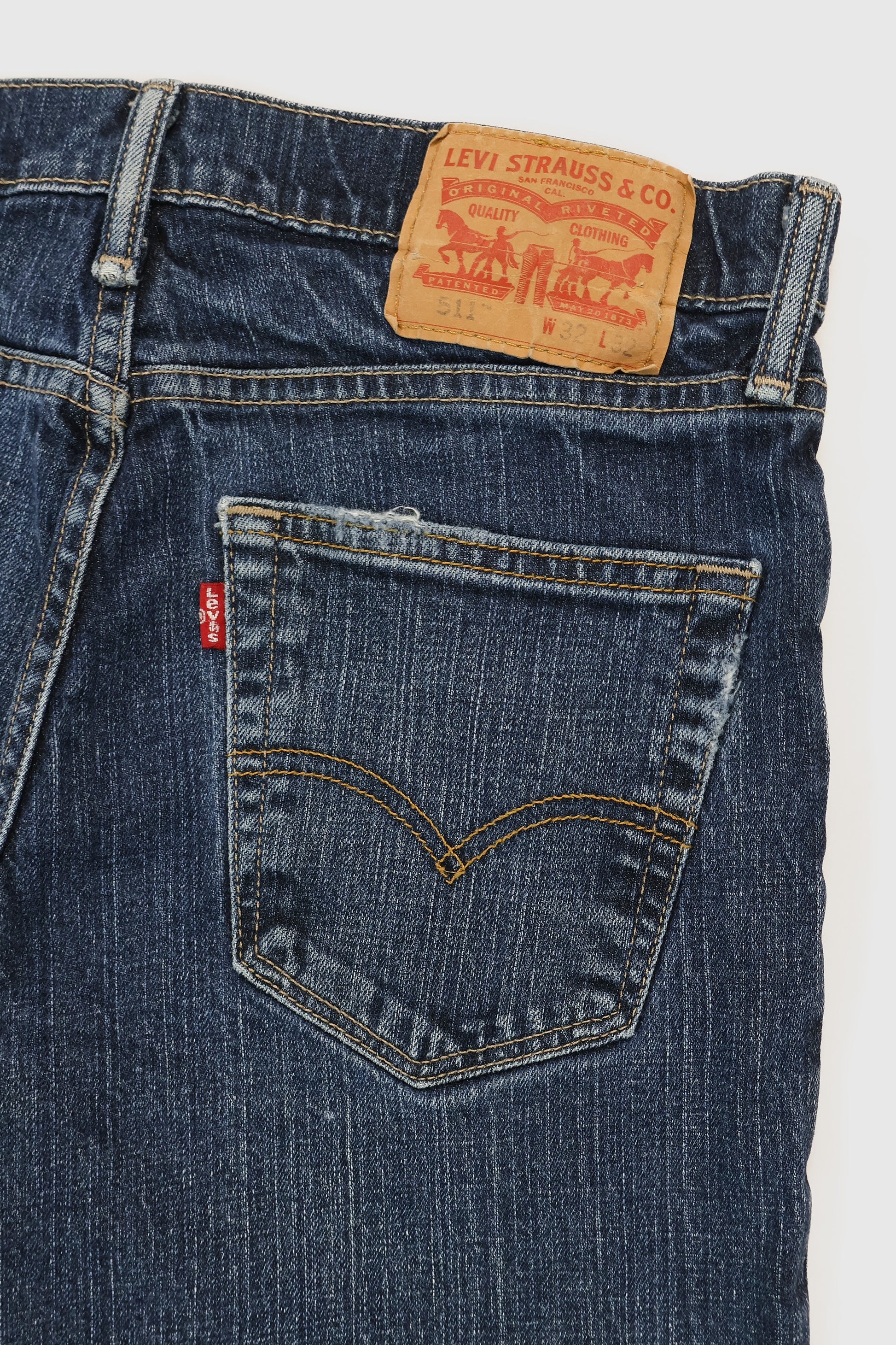 Vintage Levi's Frayed 511 Jorts Image 5