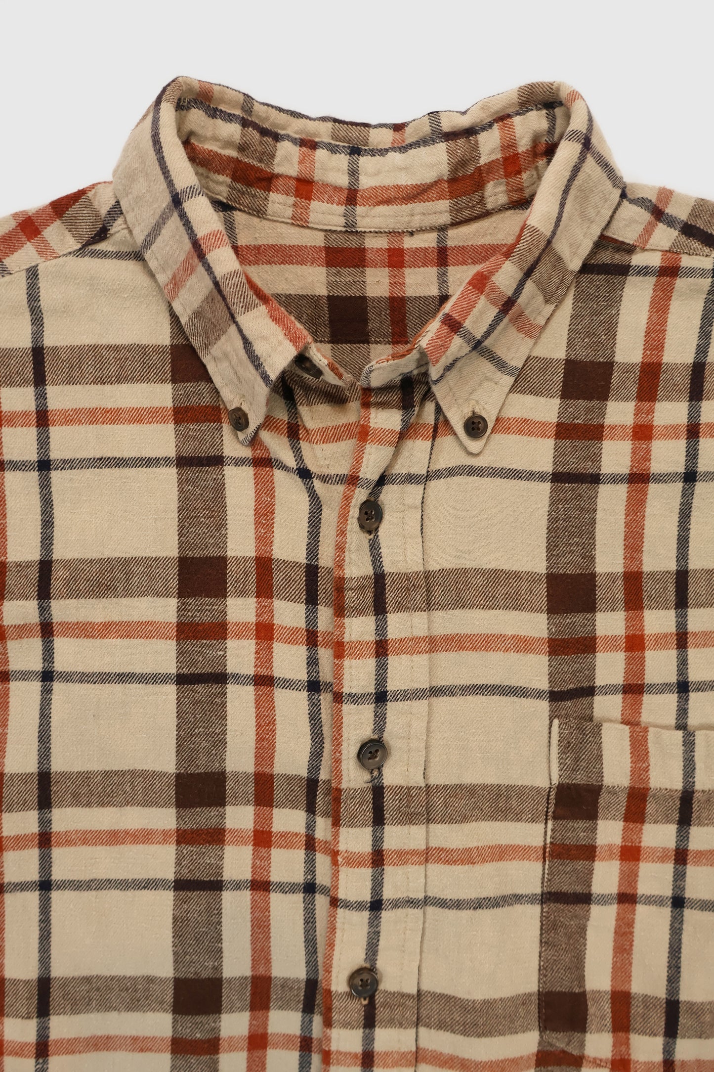 Vintage Short Sleeve Cut-Off Button-Down Shirt Image 2