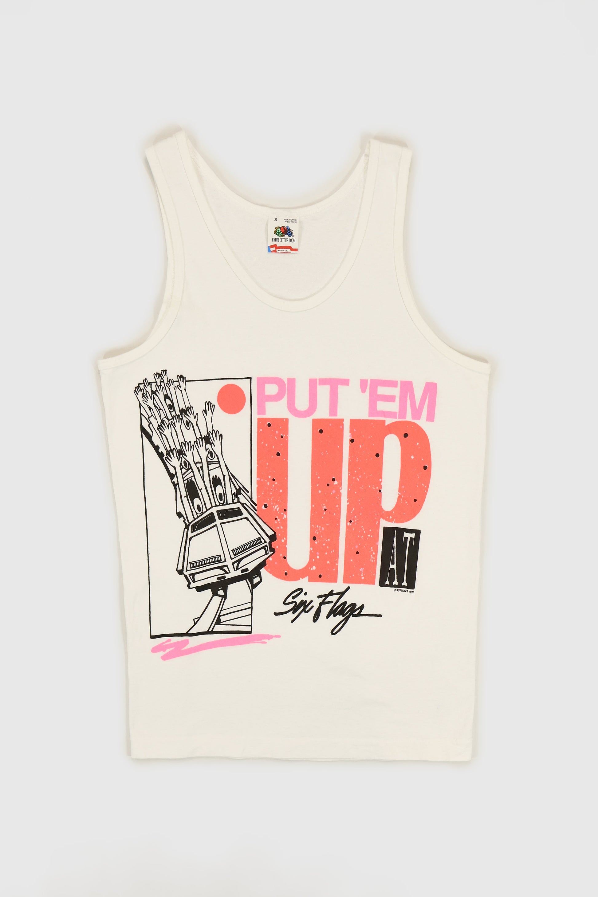 Vintage Six Flags Tank Top Image 0