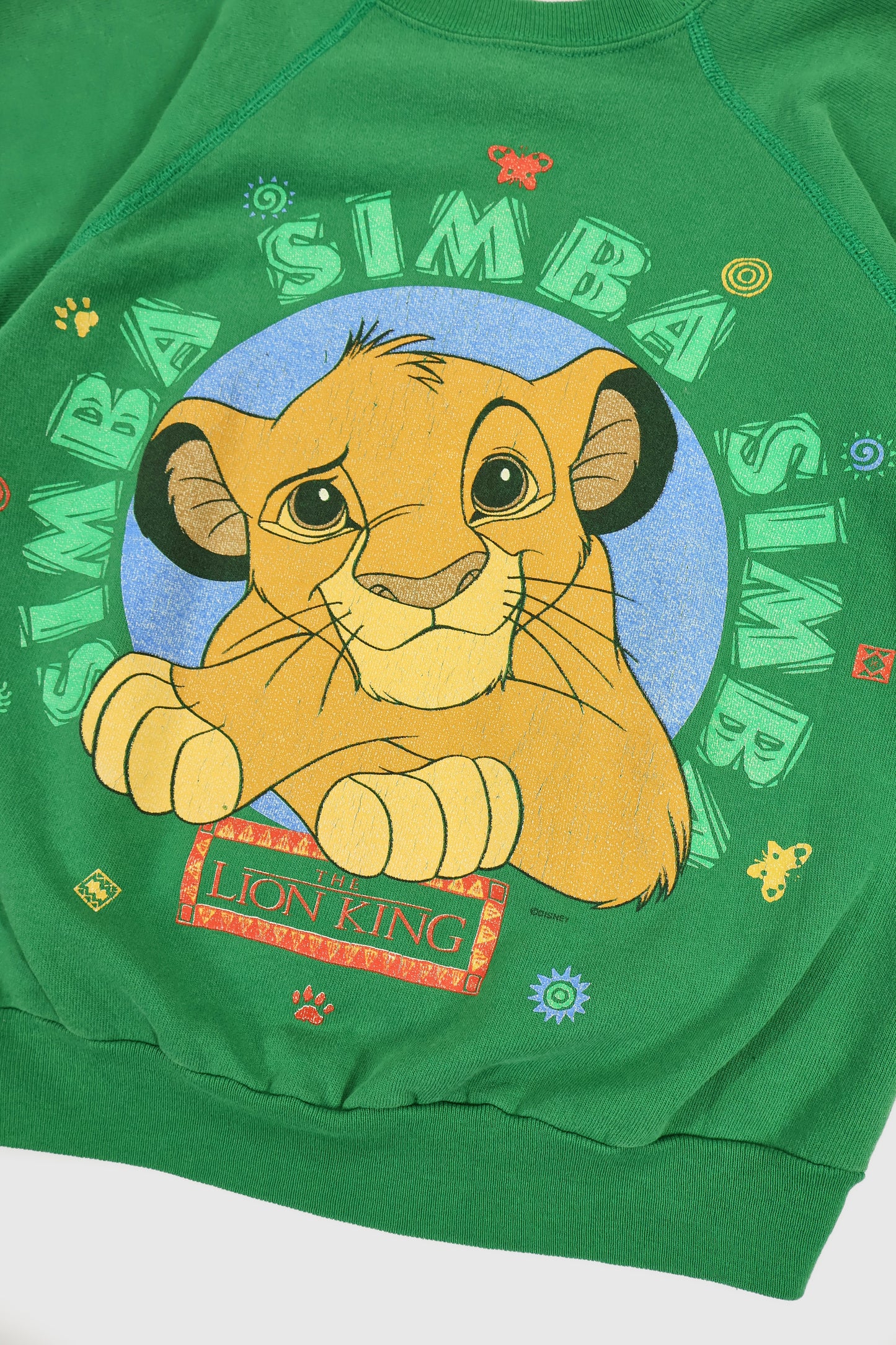 Vintage Lion King Simba Crewneck Image 3
