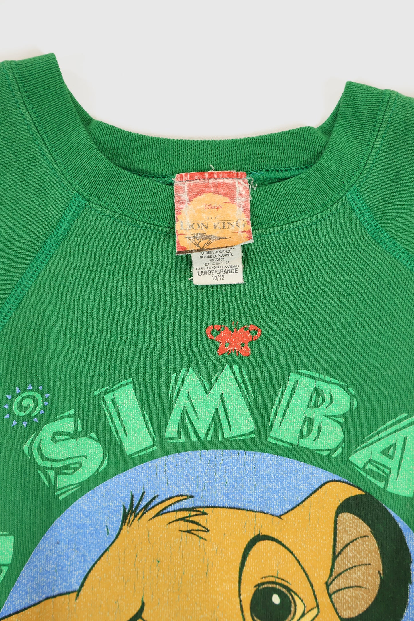 Vintage Lion King Simba Crewneck Image 2