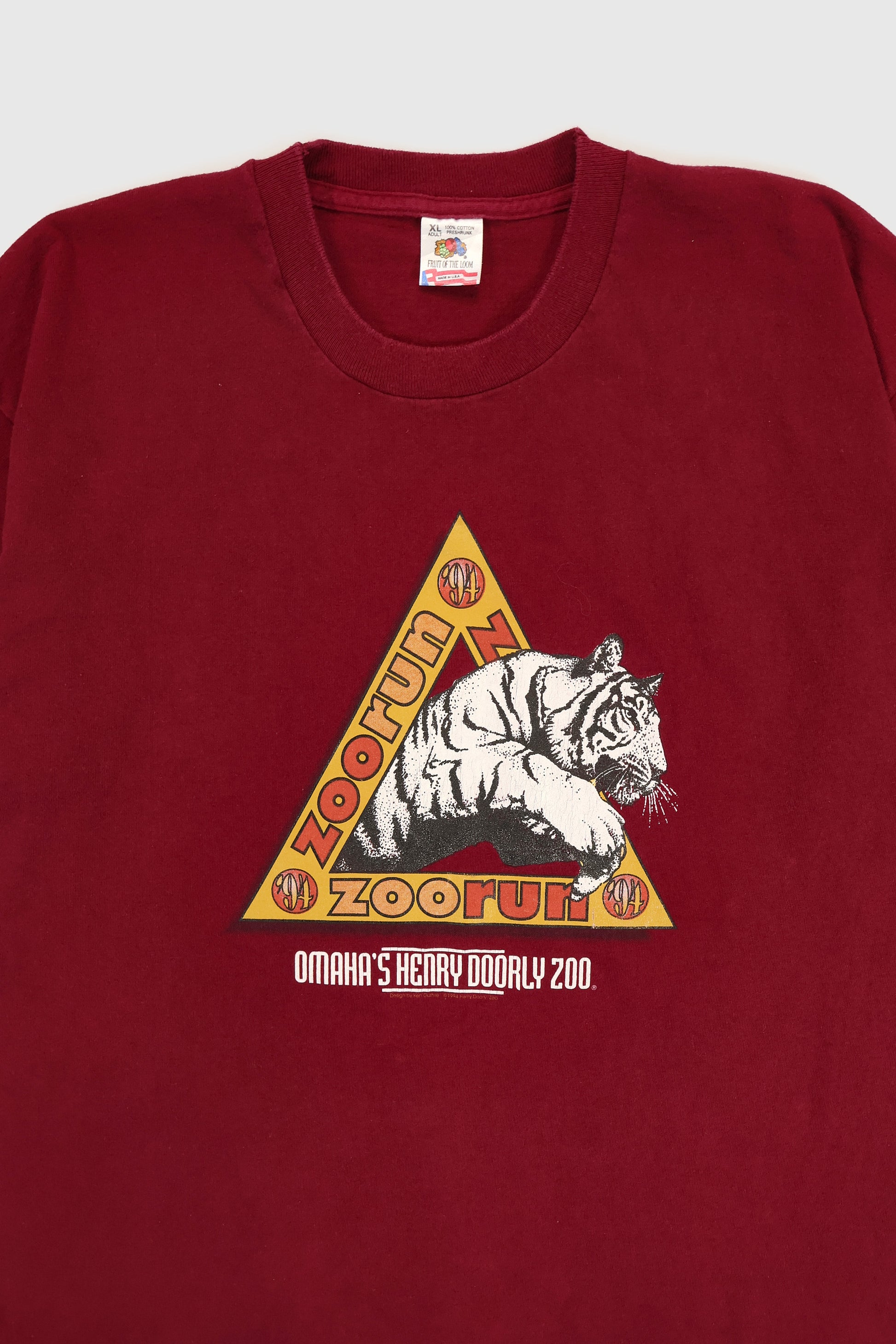 Vintage 1994 Omaha Zoo Run Tee Image 1
