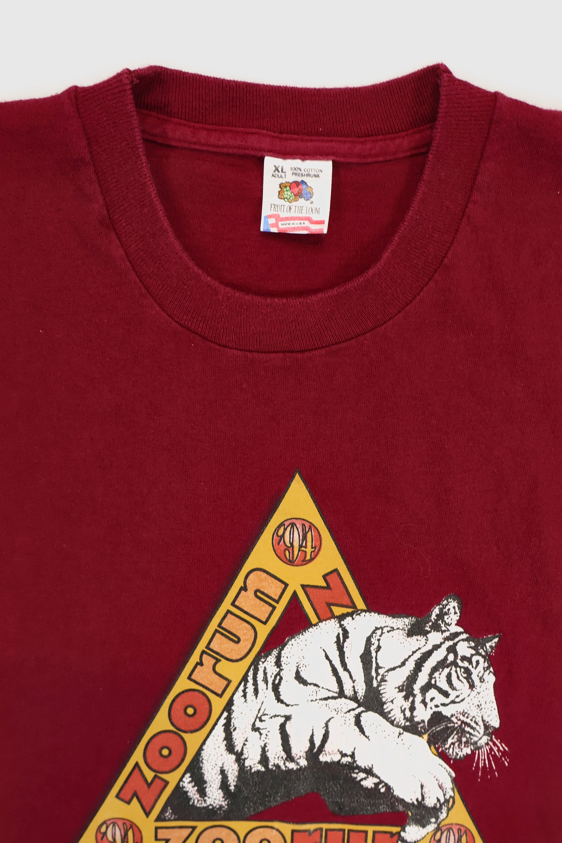 Vintage 1994 Omaha Zoo Run Tee Image 2