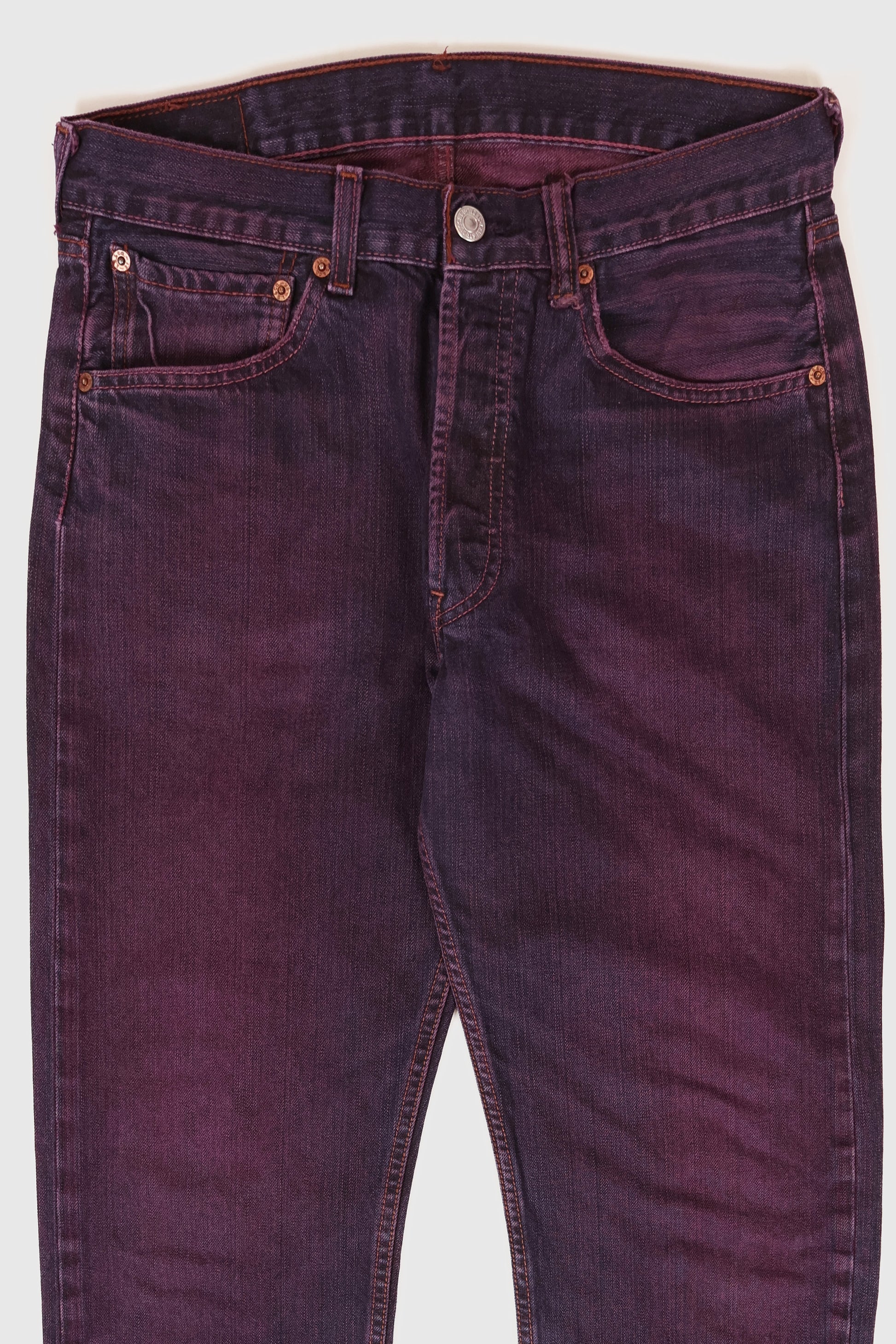 Vintage Levi's Overdyed 501 Straight Fit Jeans Image 2