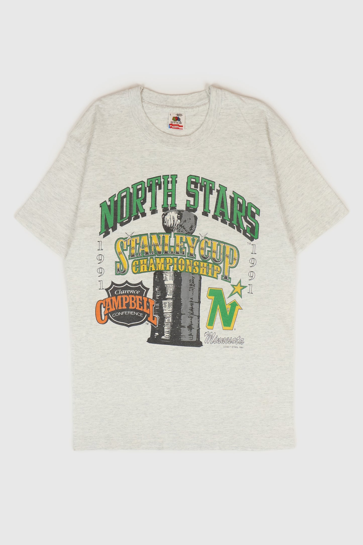 Vintage Dallas North Stars 1991 Stanely Cup Champions Tee  Image 0