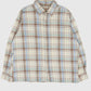 Vintage Plaid Flannel Button-Down Shirt