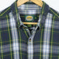 Green Plaid Button-Down Shirt