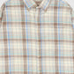Vintage Plaid Flannel Button-Down Shirt