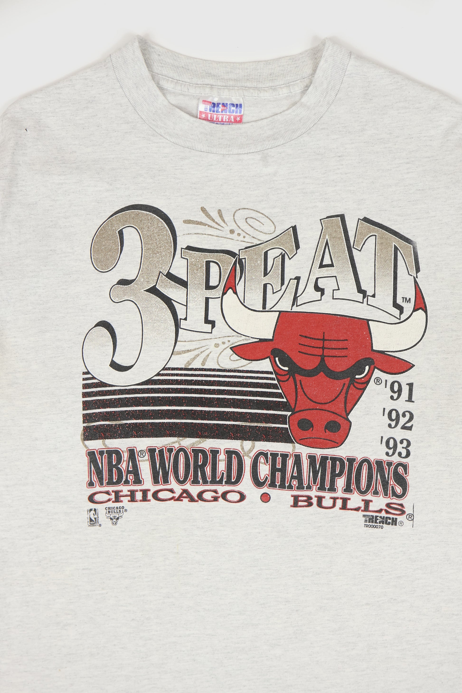 Vintage Chicago Bulls 3-Peat Tee Image 1