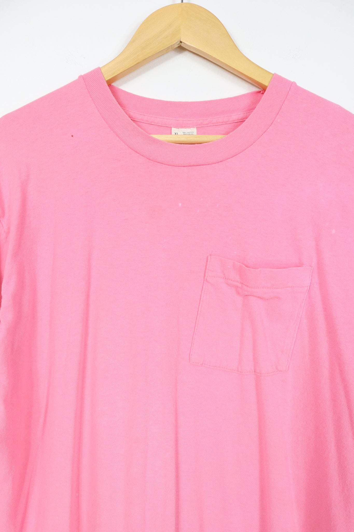 Vintage Solid Pink Tee