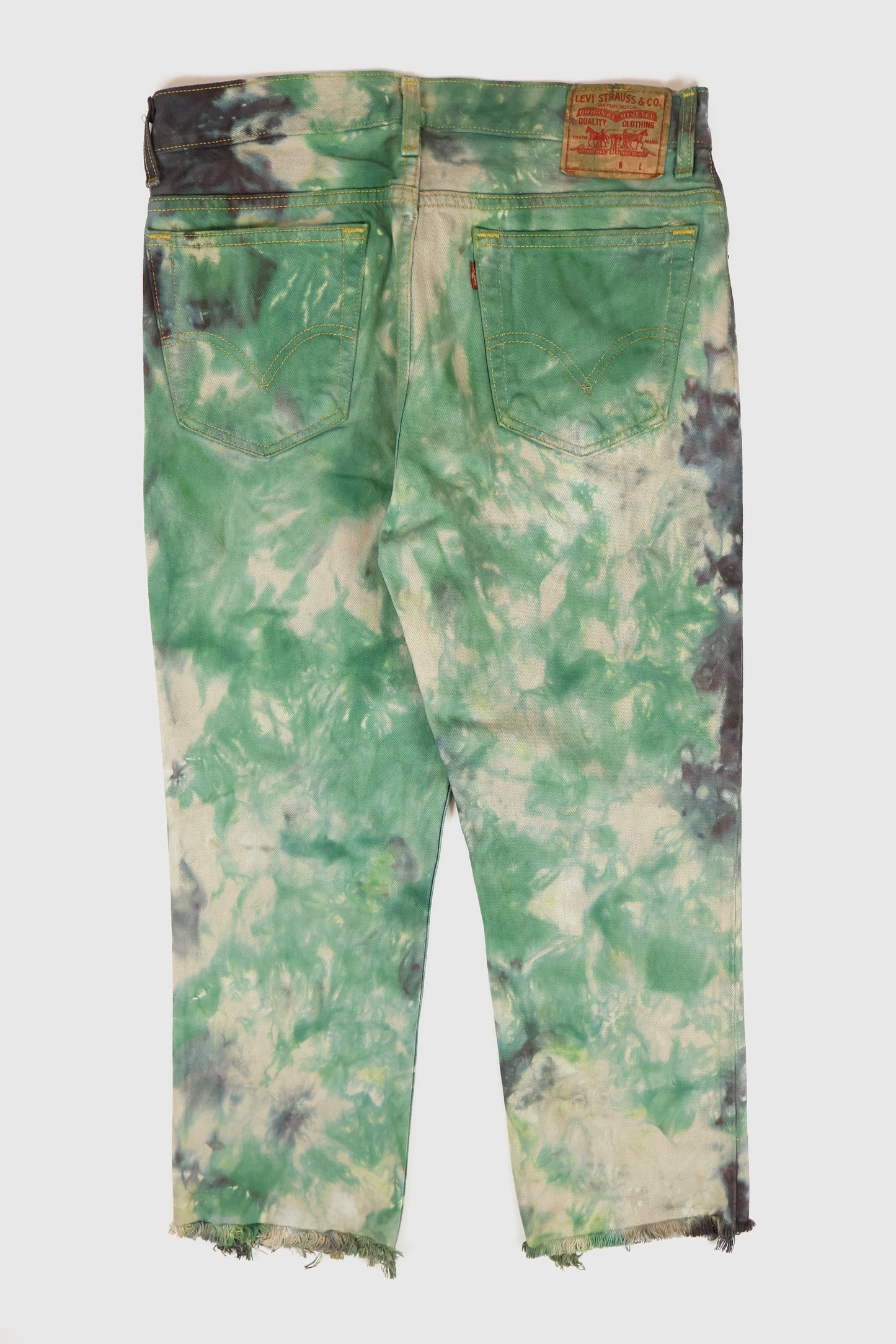 Vintage Levi's Straight Fit Dyed Jeans Image 1