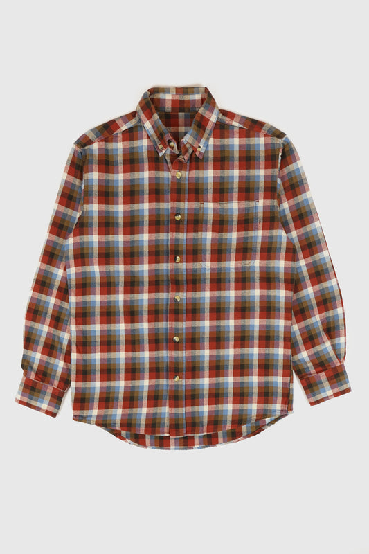 Vintage Flannel Button-Down Shirt Image 0