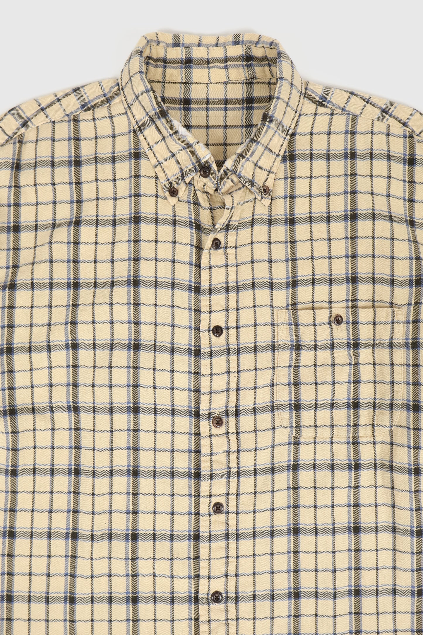 Vintage Distressed Button-Down Shirt