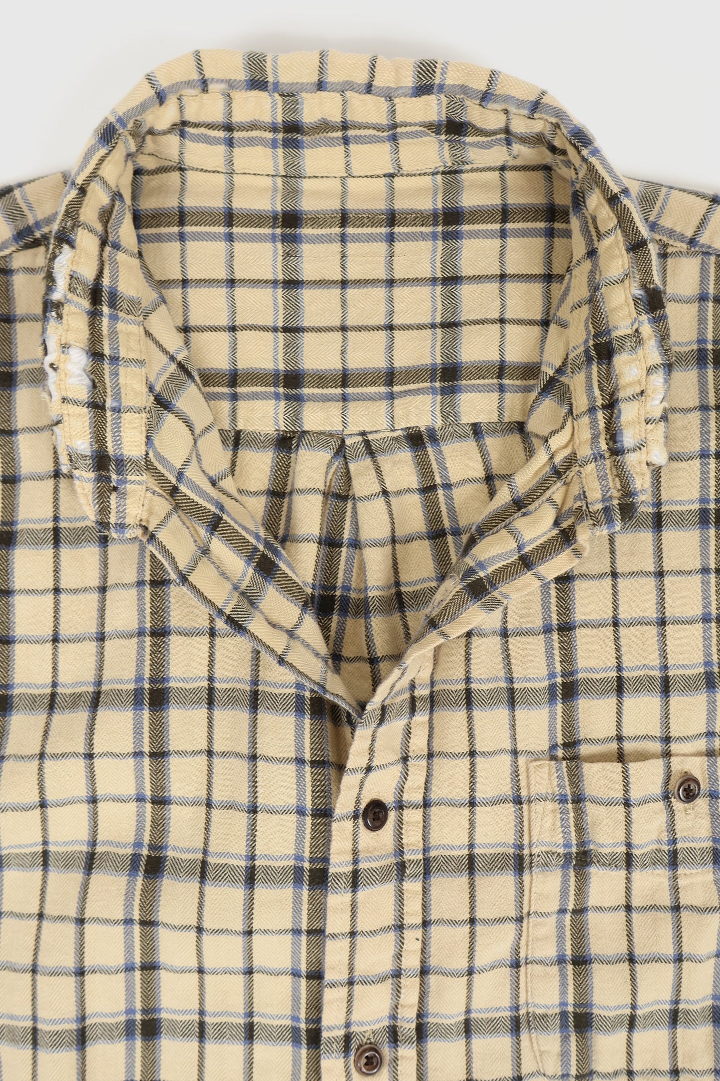 Vintage Distressed Button-Down Shirt