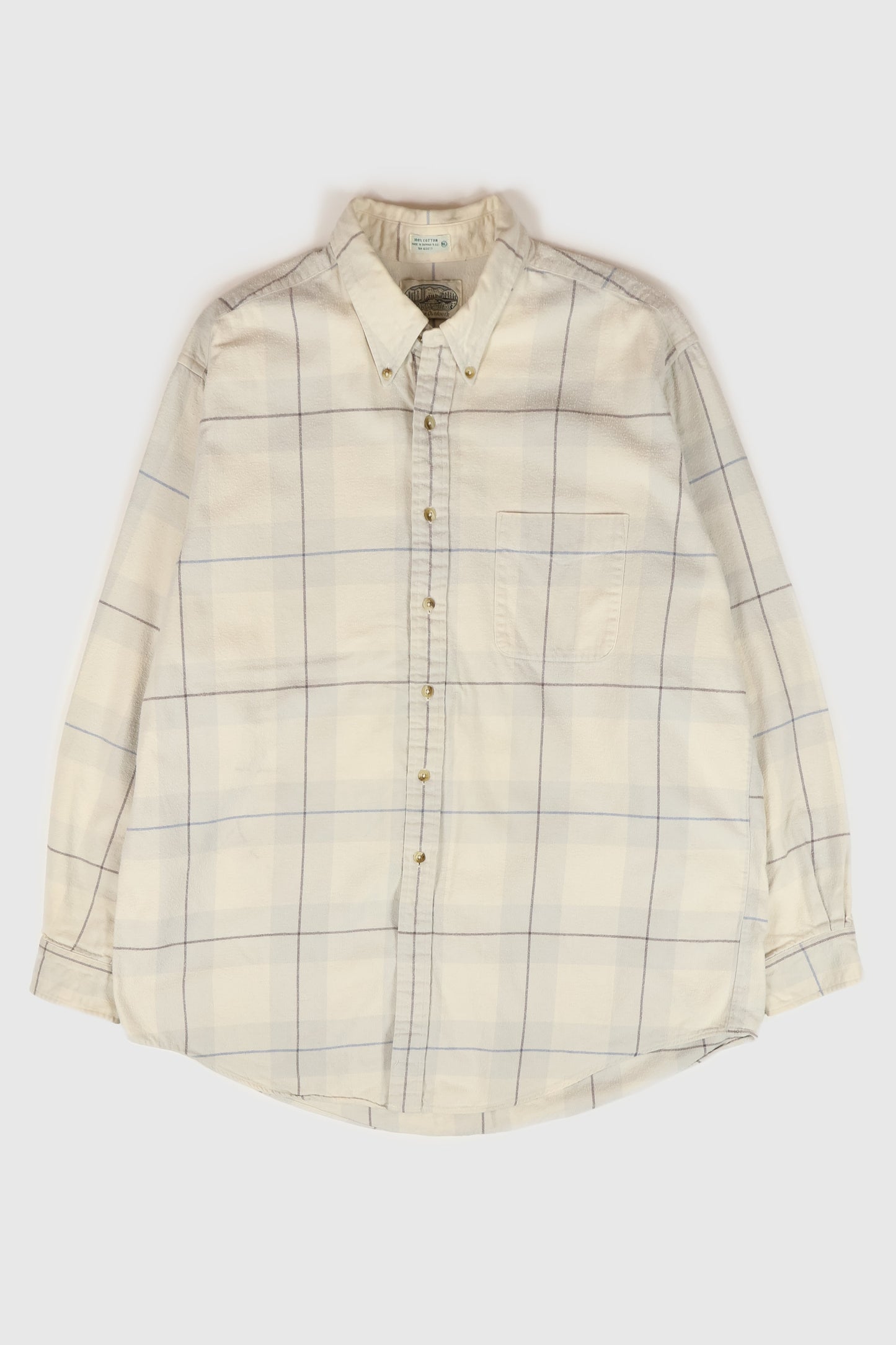 Vintage Plaid Button-Down Shirt Image 0
