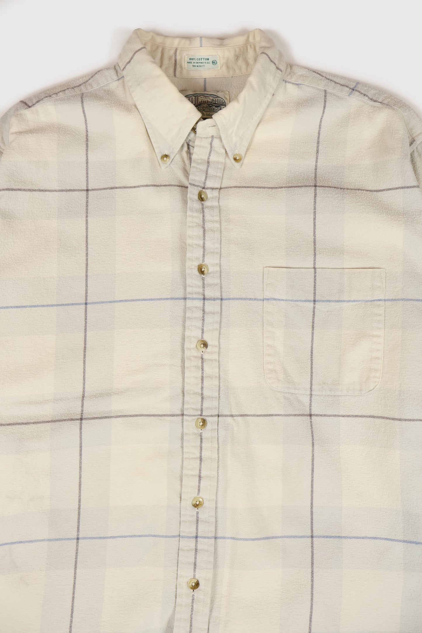 Vintage Plaid Button-Down Shirt Image 1
