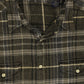 Vintage Plaid Flannel Button-Down Shirt