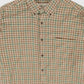 Vintage Brown Plaid Flannel Button-Down Shirt Image 1