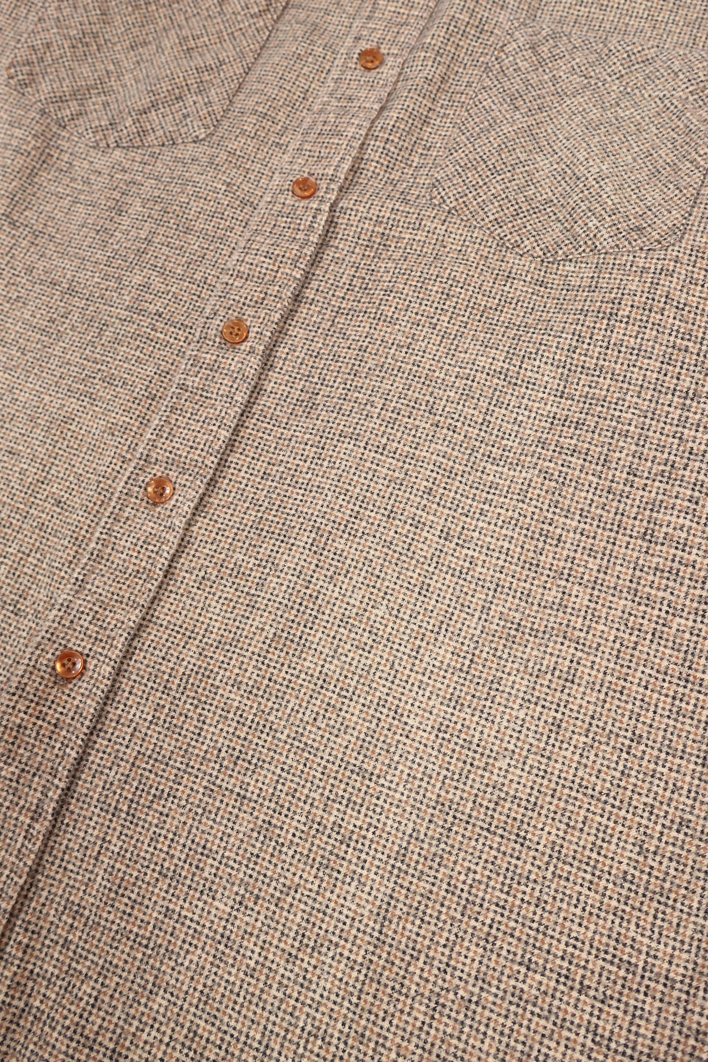 Vintage Pattern Button-Down Shirt Image 4