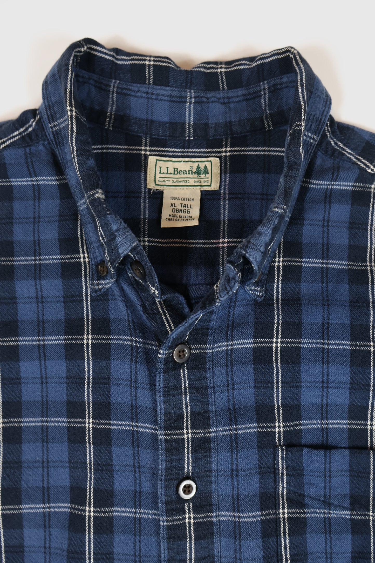 Vintage Distressed L.L. Bean Button-Down Shirt Image 2