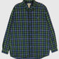 Vintage L.L. Bean Monogrammed Flannel Button-Down Shirt Image 0