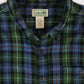 Vintage L.L. Bean Monogrammed Flannel Button-Down Shirt Image 2