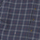 Vintage Blue Plaid Button-Down Shirt Image 3