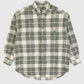 Vintage Plaid Flannel Button-Down Image 0